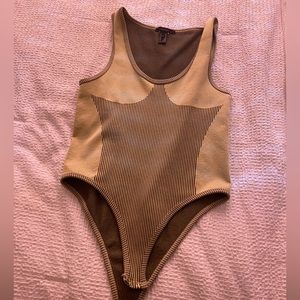 Forever 21 star ribbed bodysuit